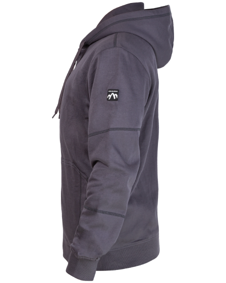 V-WORK kapucnis pulóver (szürke) - oldalról (2)