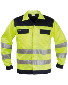 jól láthatósági kabát Hi-Vis KNEITER (hi-vis sárga /tengerészkék)