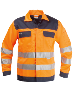jól láthatósági kabát Hi-Vis KNEITER (hi-vis narancssárga /tengerészkék)