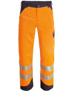 HV KNEITER jól látható nadrág (Hi-Vis Narancssárga /Tengerészkék)