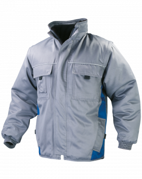 Basto téli kabát - 4 az 1-ben (Szürke,Kék)