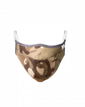 Higiénikus maszk szűrővel (5 db) - Terepszínű