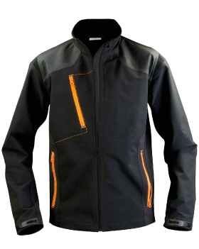 Softshell kabát Black/Orange
