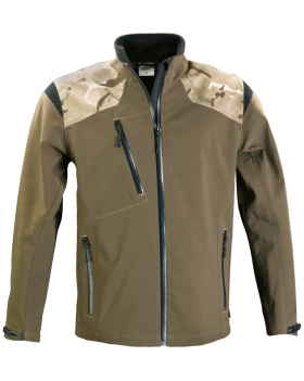 Softshell Tactic Green Camo kabát