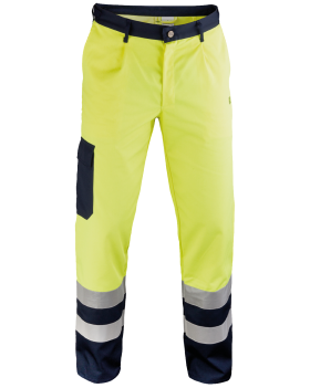 Intenzív láthatósági nadrág (Hi-Vis Sárga/Sötétkék)