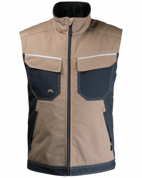 SZIGETELT MELLÉNY 2506/V-WORK (Barna/Fekete)